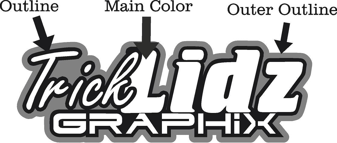 Custom Sponsor Decal Sheet