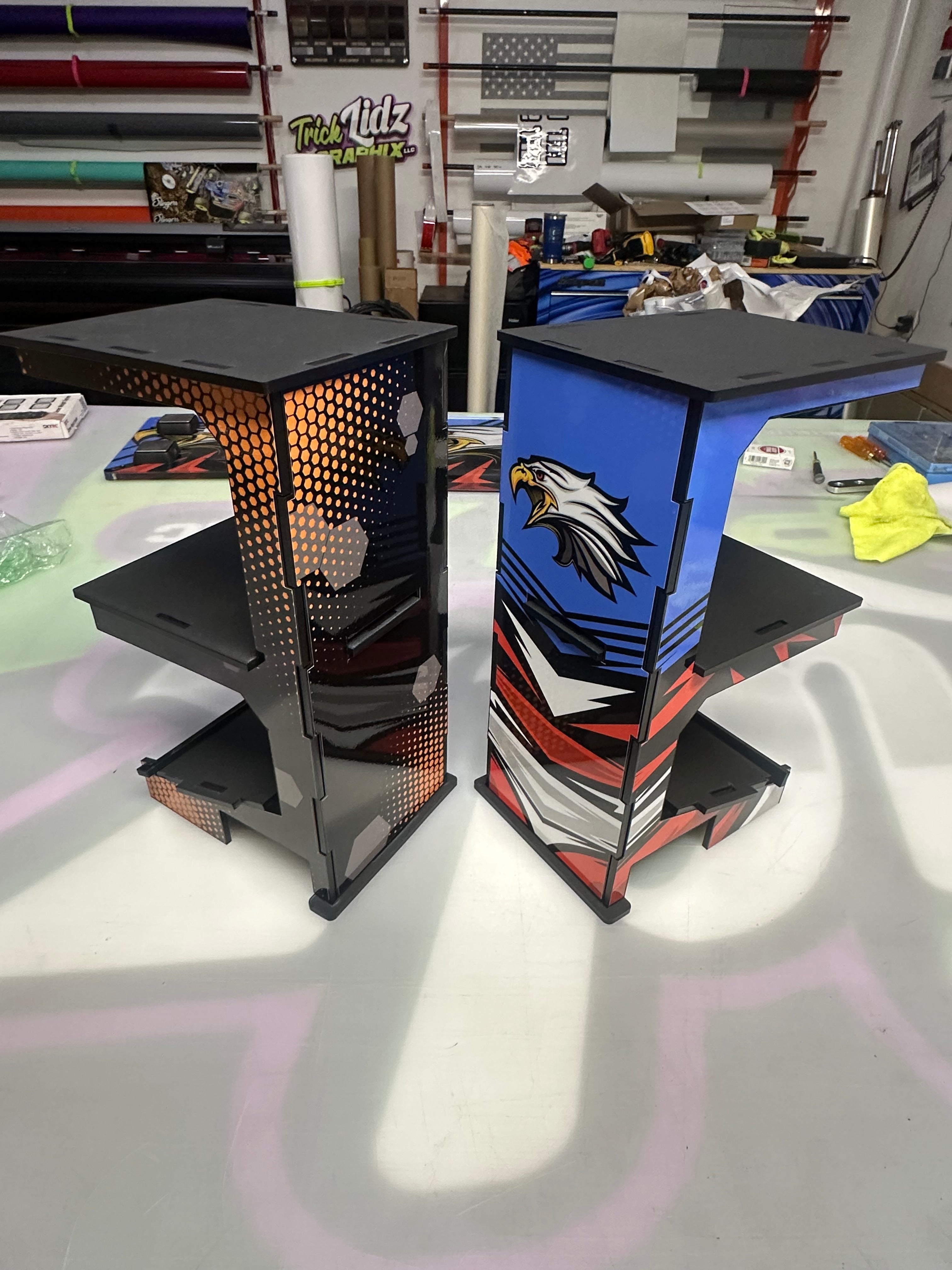 2 CAR TRAVEL FLAT STAND WRAP – Trick LIdz Graphix