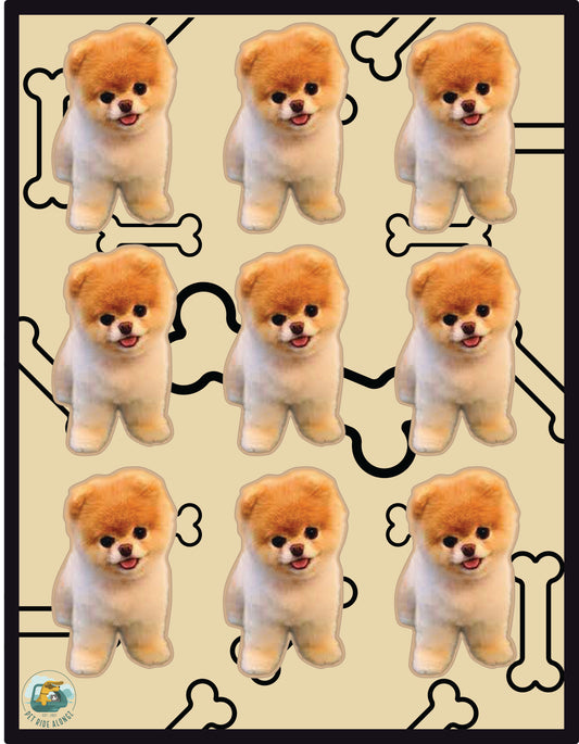 Dog themed decal sheet, Upload your photo